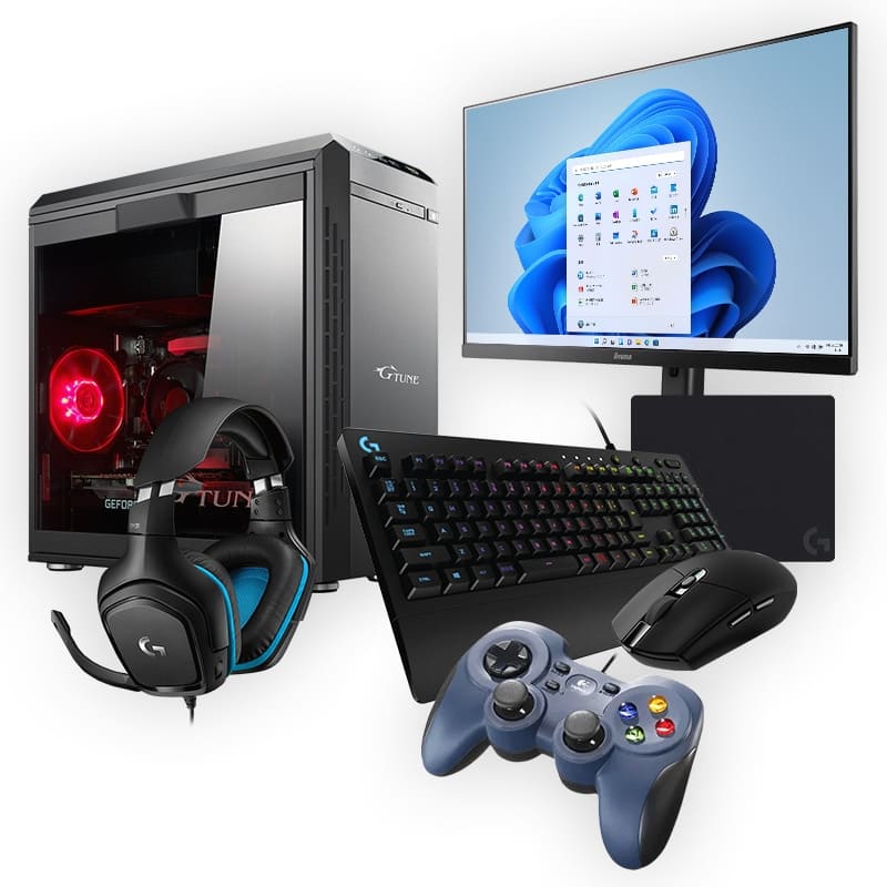 1. 初心者向け:G-Tune DG-I5G6T(スターター7点セット)